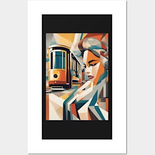 A Woman and a Tram 002 - Post-soviet realism - Trams are Awesome! Posters and Art